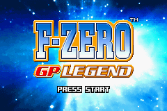 F-Zero - GP Legend Title Screen